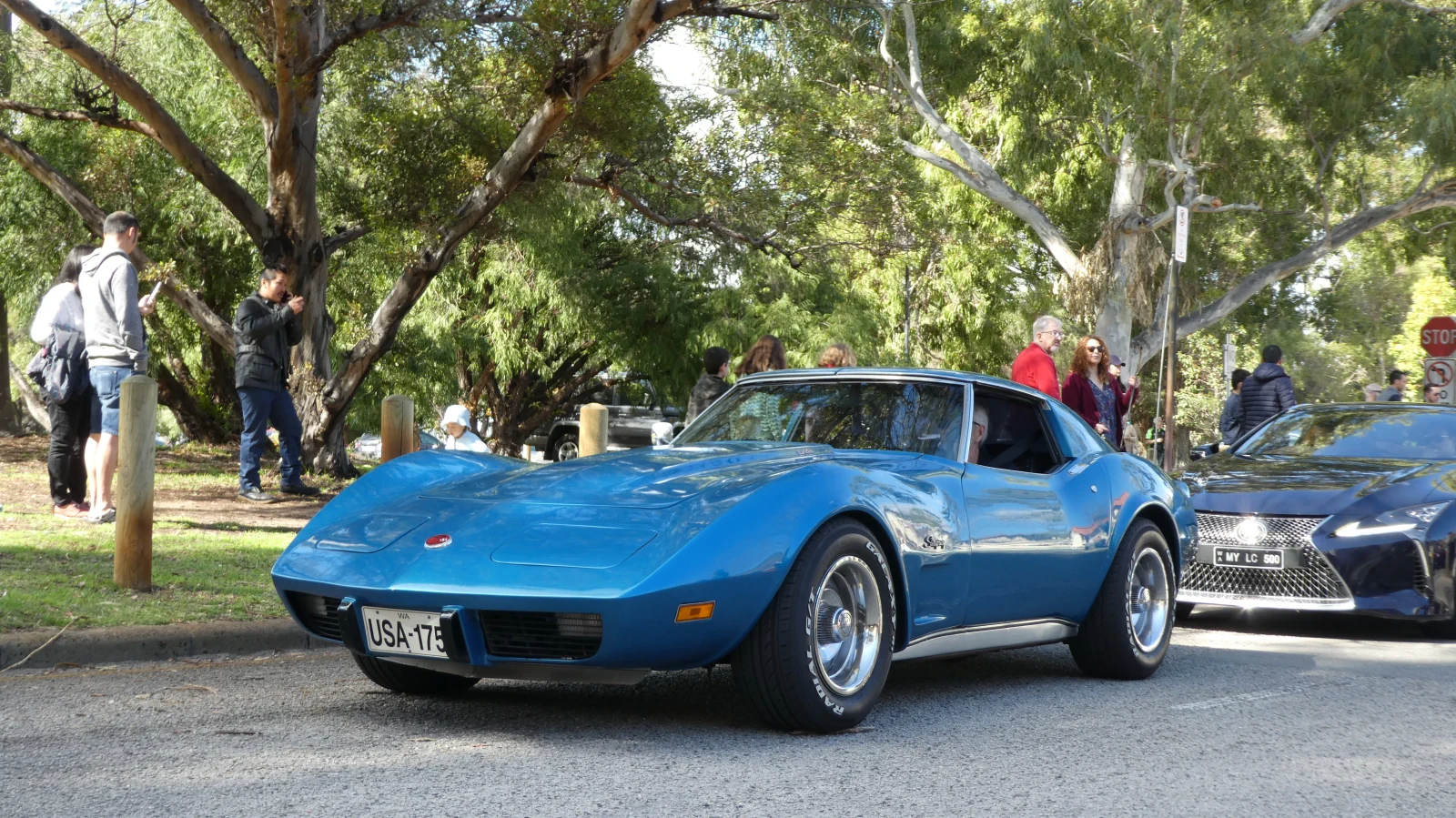 Corvette Generations/C3/C3 1975 Blue Coupe.webp